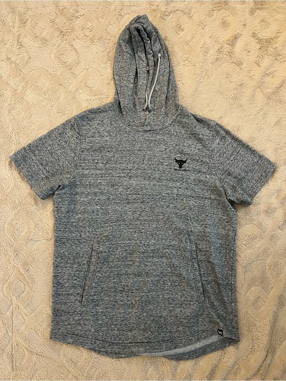 Under Armour Men’s Short-Sleeve Hooded Shirt - Heather Gray